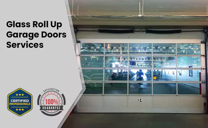 Glass Roll Up Garage Door in Ogden, UT